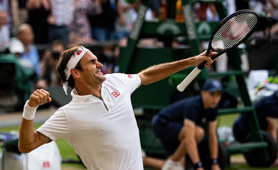 Rodger Federer : king of grass court