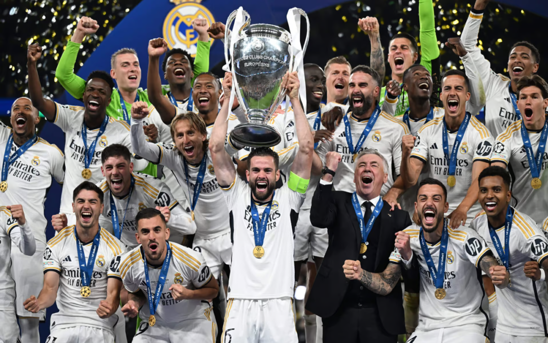 Real Madrid defeated Dortmund 2-0 in the UCL final to lift the historic fifteenth title
