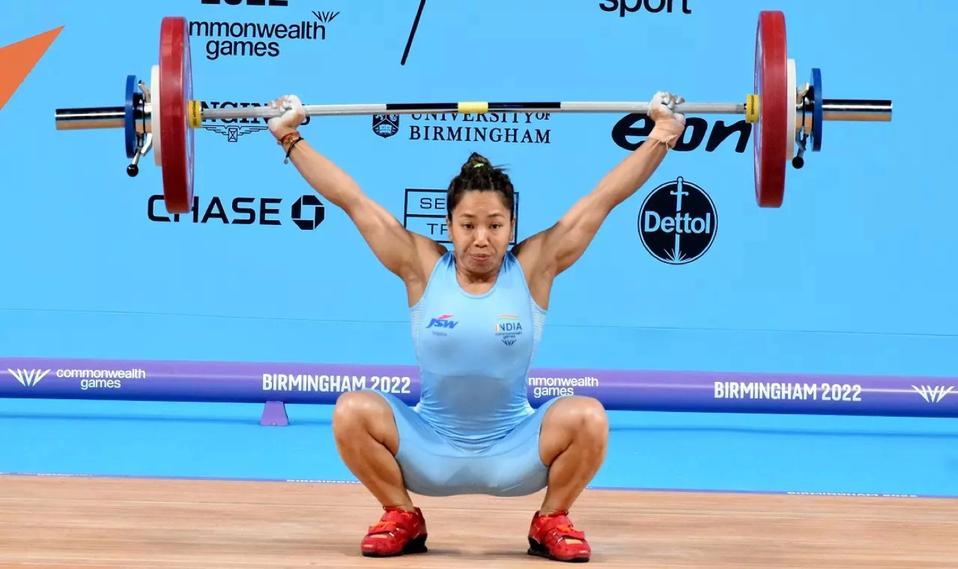 Mirabai Chanu at Tokyo Olympics 2020